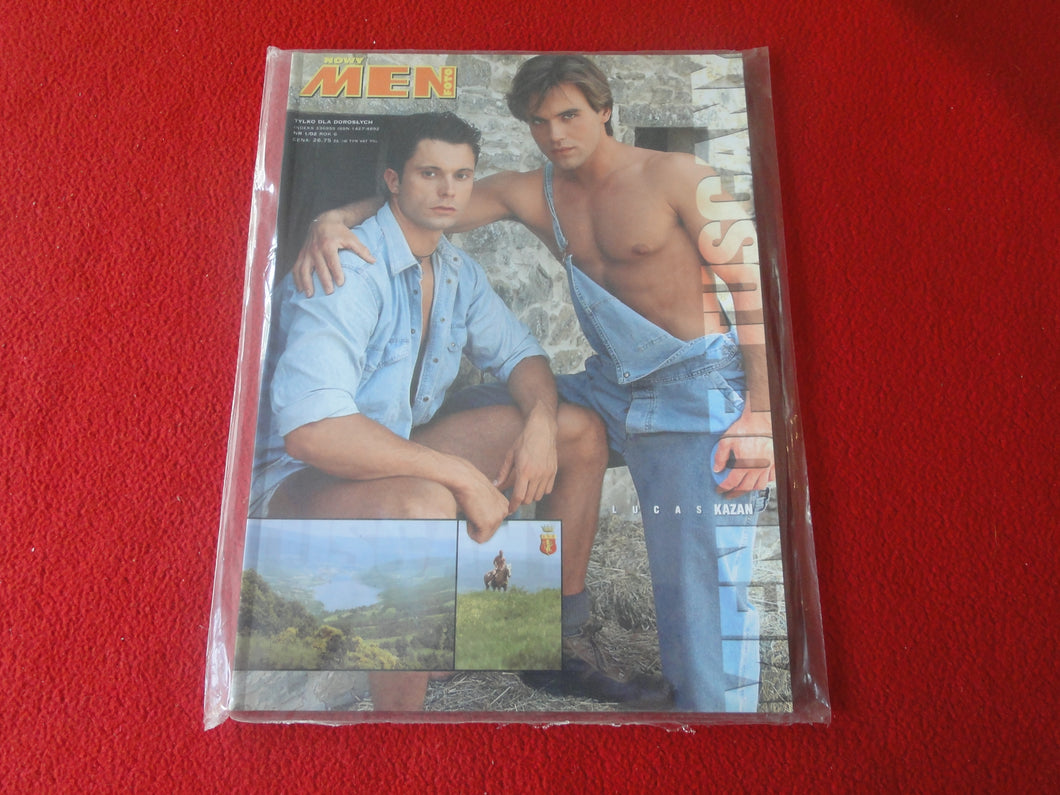Vintage 18 Y.O. +  Adult Erotic Sexy Magazine Gay Interest SEALED Men of Tuscany P10