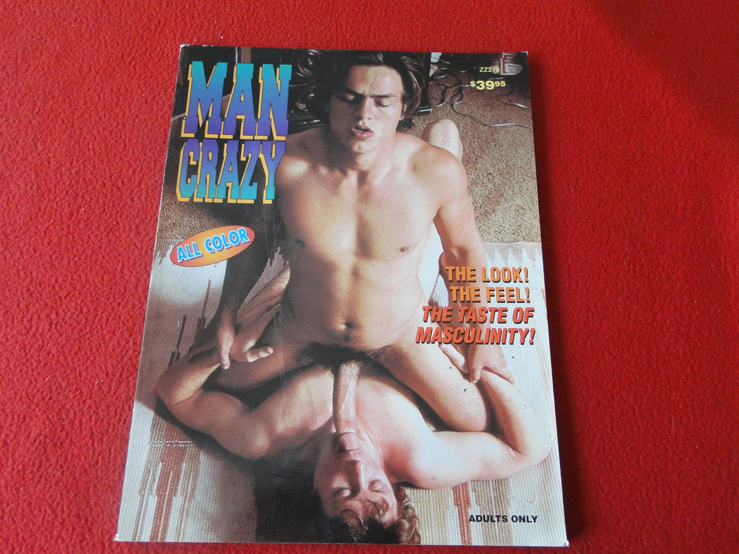 Vintage 18 Y.O. +  Adult Erotic Sexy Magazine Gay Interest Man Crazy 1998      P10