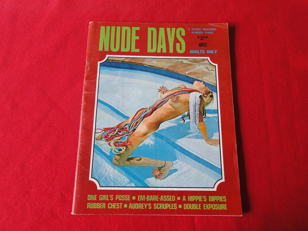 Vintage 18 Y.O. + Adult Erotic Sexy Men's Magazine Nude Days 1969         73