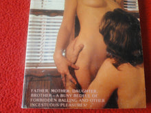 Load image into Gallery viewer, Vintage 18 YO+ Sexy Erotic Adult Paperback Book/ Novel Family Bed     G1
