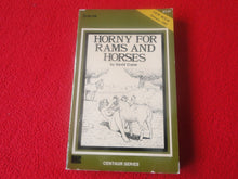 Load image into Gallery viewer, Vintage 18 YO+ Sexy Erotic Adult Paperback Book/ Novel Horny For Rams and Horses   G1
