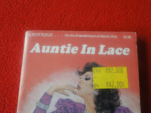 Load image into Gallery viewer, Vintage 18 YO+ Sexy Erotic Adult Paperback Book/ Novel Auntie In Lace   G1
