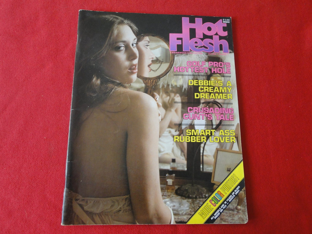 Vintage 18 Y.O. + Adult Erotic Men's Magazine Hot Flesh 1979     73
