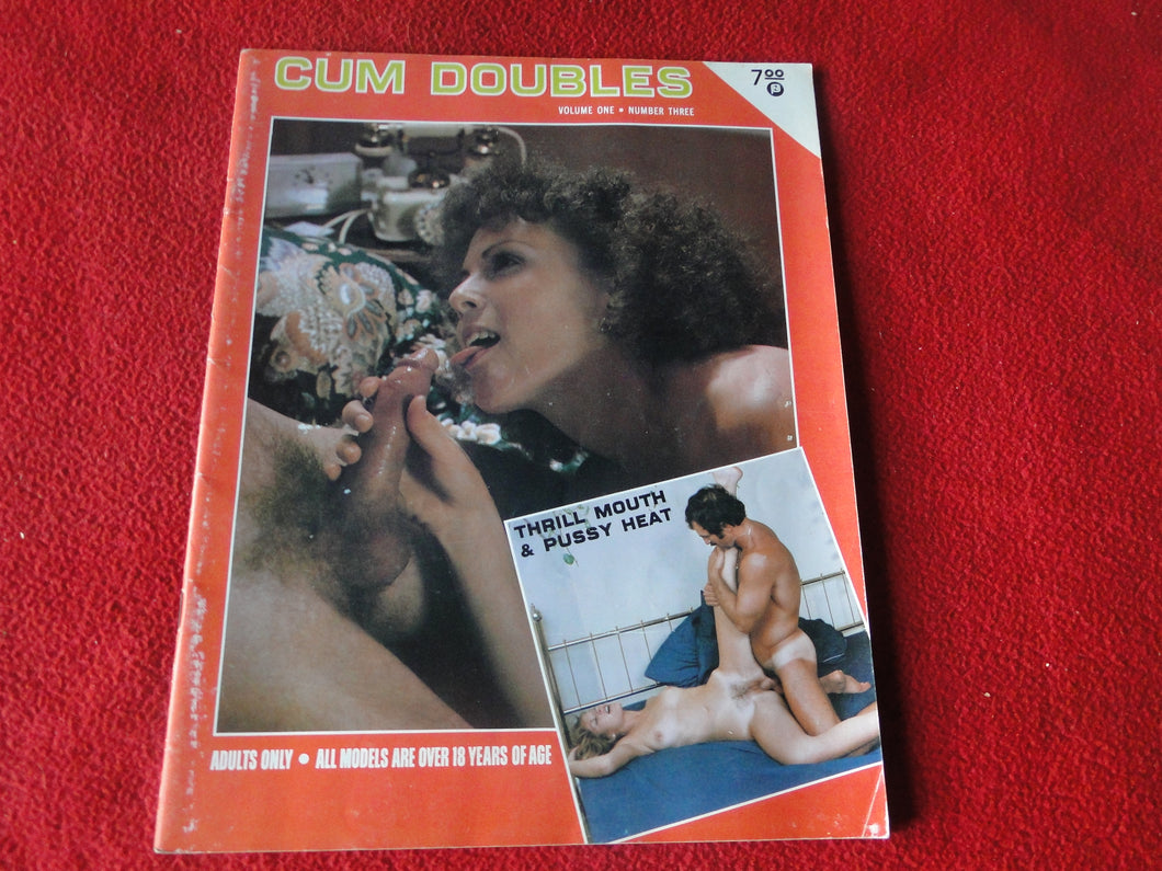 Vintage Nude Erotic Sexy Adult Magazine Cum Doubles               P12