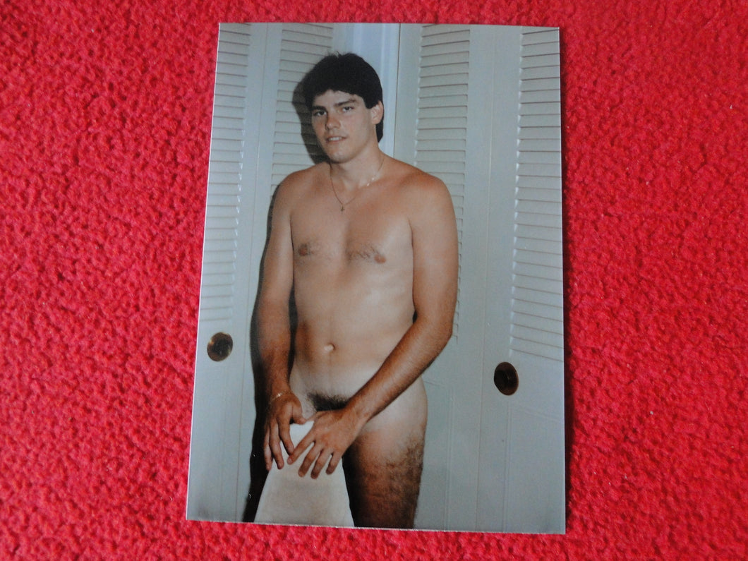 Vintage 18 Y.O + Gay Interest Nude Hot Hung Male Photo        D12m