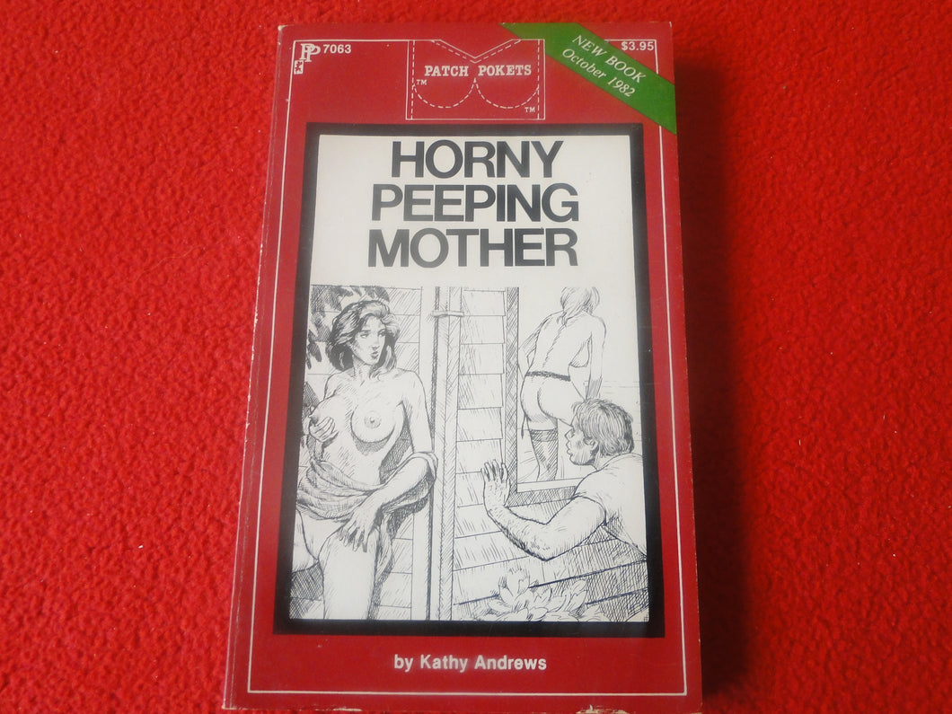 Vintage 18 YO+ Sexy Erotic Adult Paperback Book/ Novel Horny Peeping Mother  G1