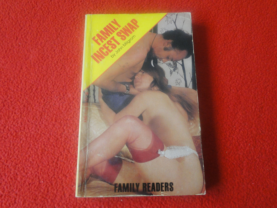 Vintage 18 YO+ Sexy Erotic Adult Paperback Book/ Novel Family Incest Swap    G1