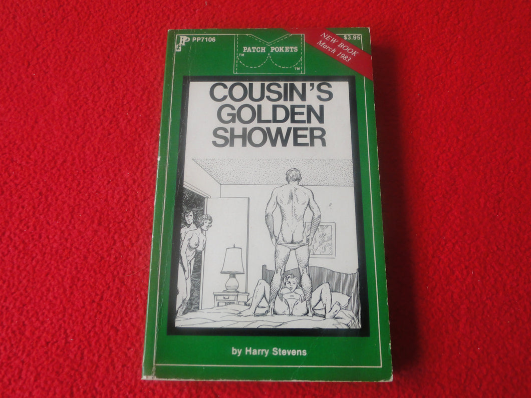 Vintage 18 YO+ Sexy Erotic Adult Paperback Book/ Novel Cousin's Golden Shower  G1