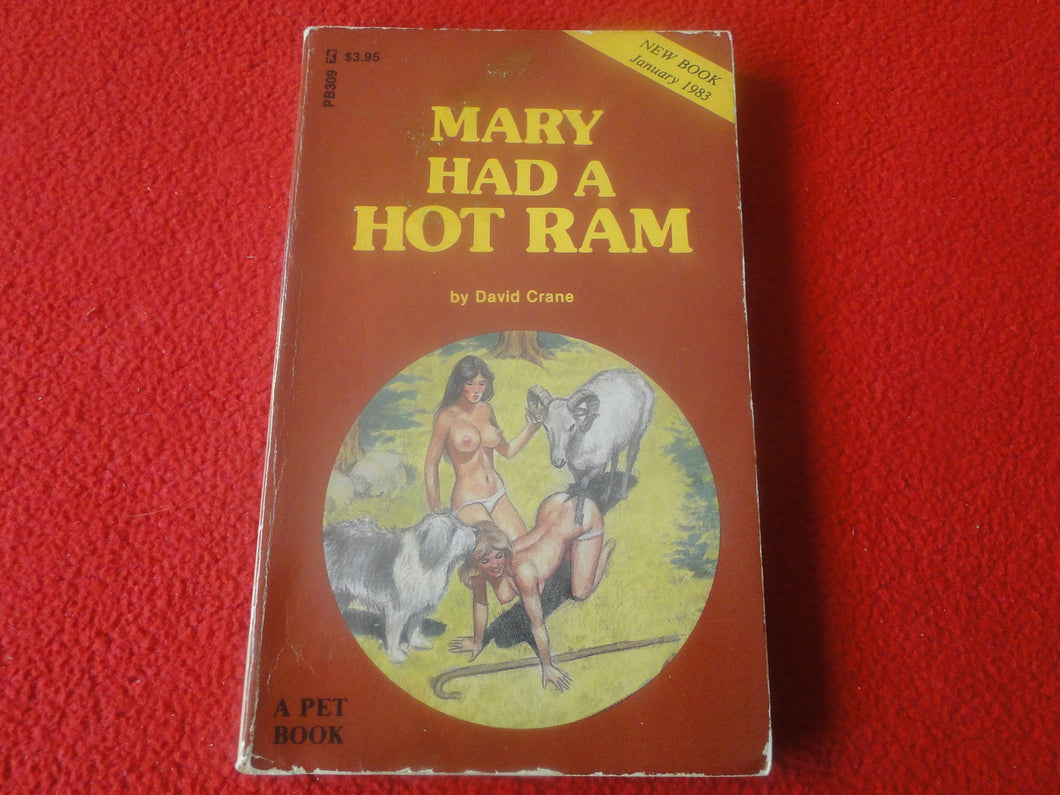 Vintage 18 YO+ Sexy Erotic Adult Paperback Book/ Novel Mary Had A Hot Ram  G1