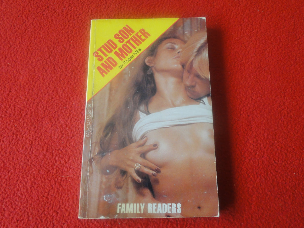 Vintage 18 YO+ Sexy Erotic Adult Paperback Book/ Novel Stud Son and Mother   G1
