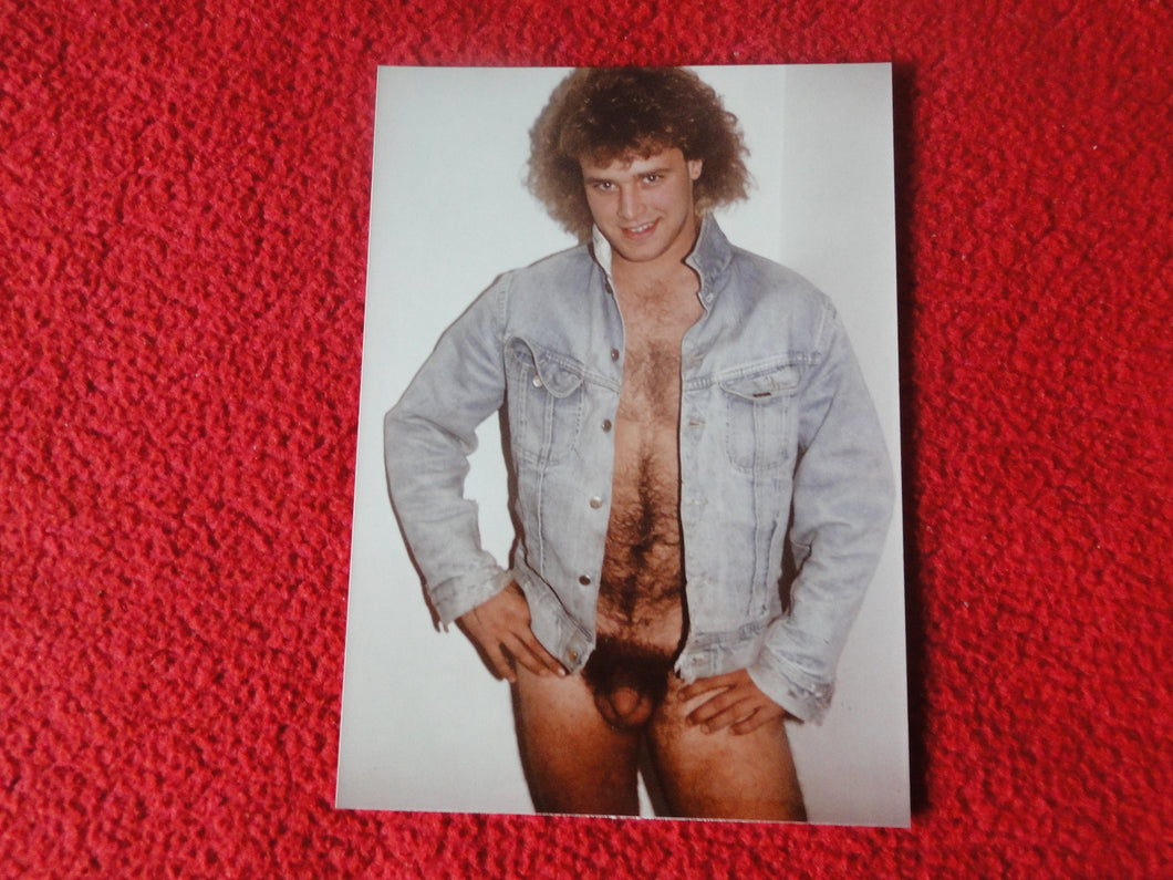 Vintage 18 Y.O + Gay Interest Nude Hot Hung Male Photo        D12w