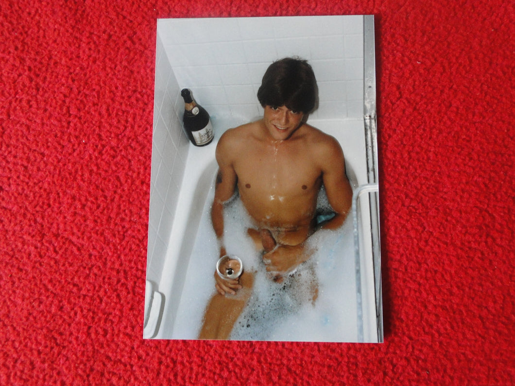 Vintage 18 Y.O + Gay Interest Nude Hot Hung Male Photo        D12#