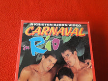 Load image into Gallery viewer, Vintage Adult XXX VHS Gay Porn Movie Kristen Bjorn Carnaval In Rio    P53
