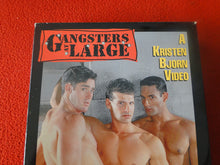 Load image into Gallery viewer, Vintage Adult XXX VHS Gay Porn Movie Kristen Bjorn Gangsters At Large   P53
