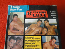 Load image into Gallery viewer, Vintage Adult XXX VHS Gay Porn Movie Kristen Bjorn Gangsters At Large   P53
