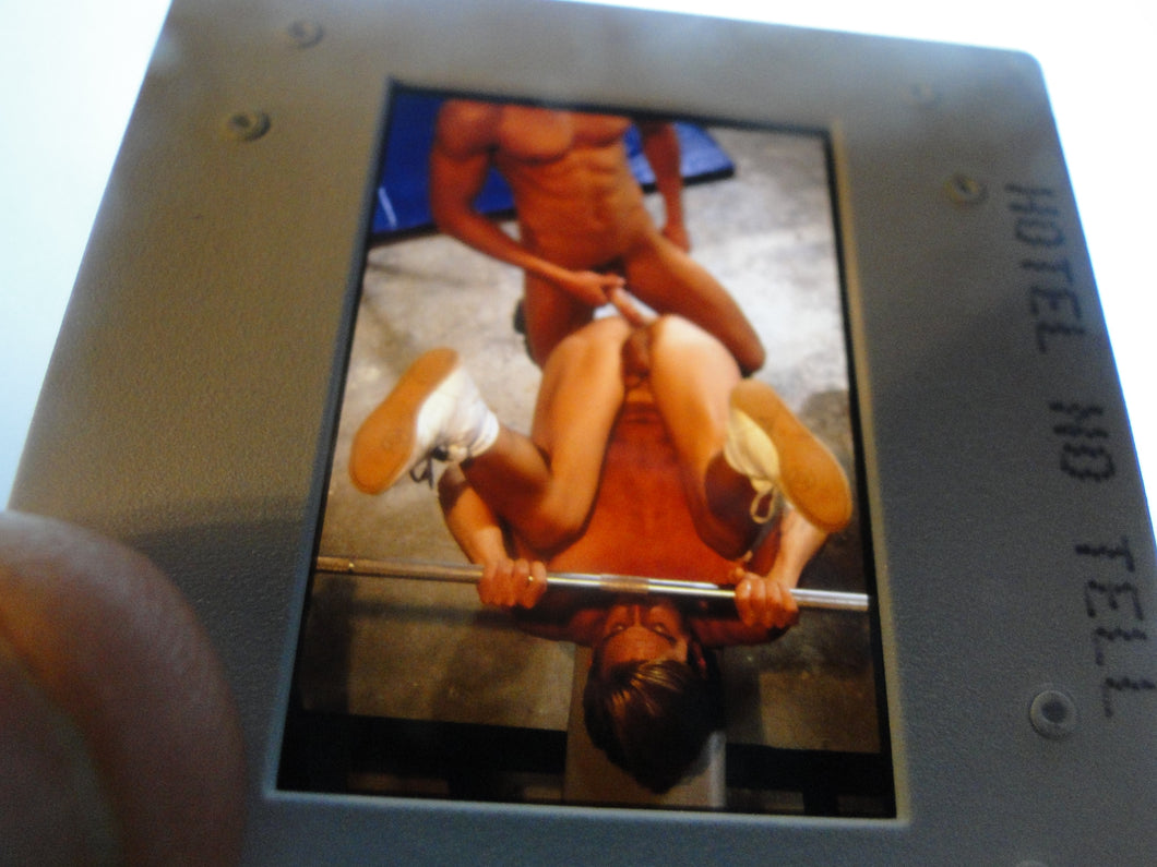 VINTAGE 35MM GAY MALE SLIDE BEEFCAKE MUSCLE NUDE FALCON STUDIOS JC
