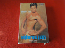 Load image into Gallery viewer, Vintage Adult Erotic XXX Gay VHS Porn Movie Neighborhood Games Mark Andrews P53
