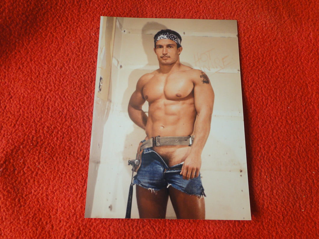 Vintage 18 Y.O + Gay Interest Nude Hot Hung Male Photo Fox /Colt 5 x 7        D^1