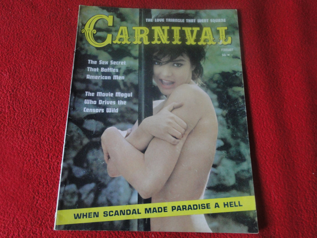 Vintage 18 Y.O. + Adult Erotic Sexy Men's Magazine Carnival Feb. 1964  68