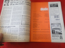 Load image into Gallery viewer, Vintage 18 Y.O. + Adult Erotic Sexy Men&#39;s Magazine Dude Jan. 1972     68
