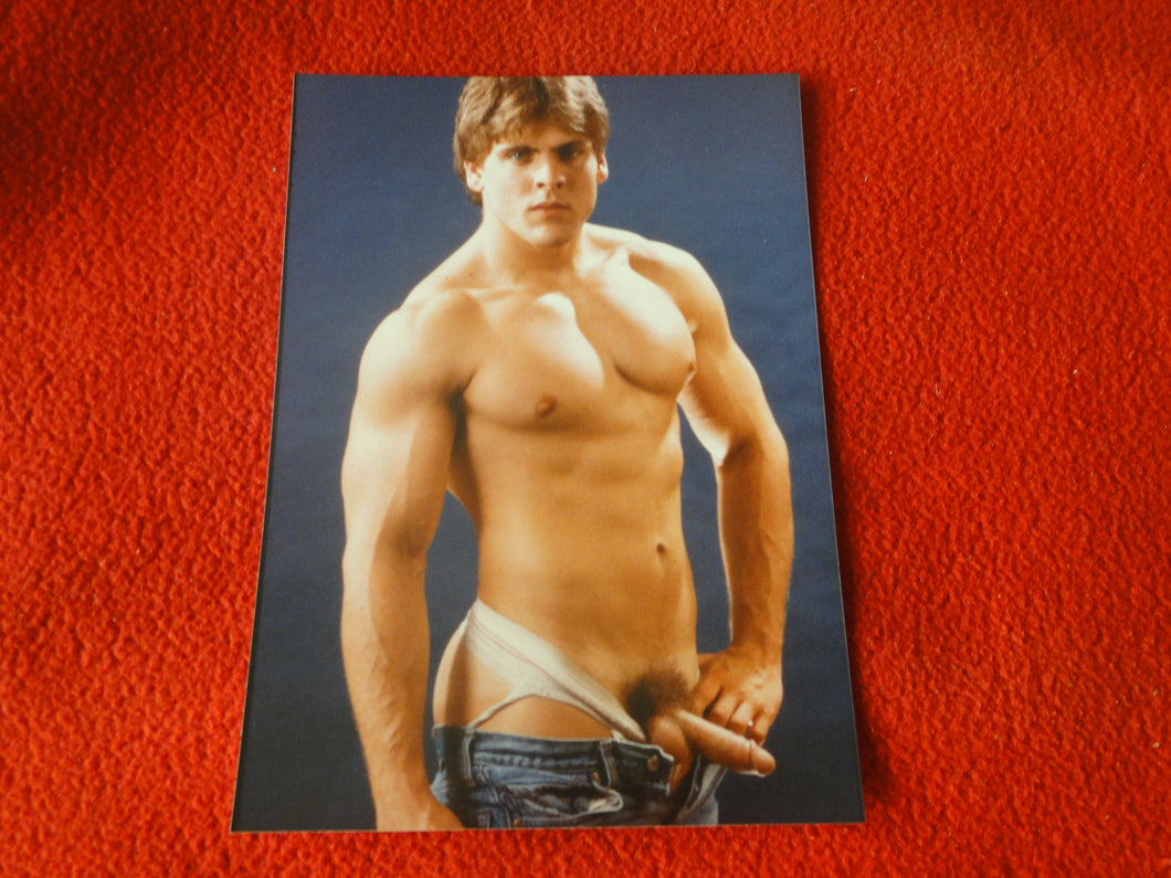 Vintage 18 Y.O + Gay Interest Nude Hot Hung Male Photo Fox /Colt 5 x 7        D^20
