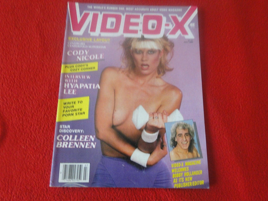 Vintage 18 Y.O. + Adult Erotic Sexy Men's Magazine Video-X 1984 Cody Nicole  67