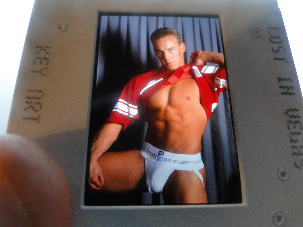 VINTAGE 35MM GAY MALE SLIDE BEEFCAKE MUSCLE NUDE FALCON STUDIOS T2b