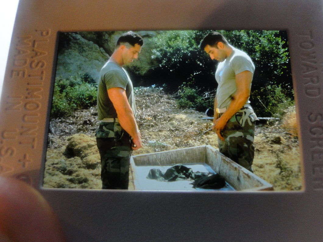 VINTAGE 35MM GAY MALE SLIDE BEEFCAKE MUSCLE NUDE FALCON STUDIOS T2d