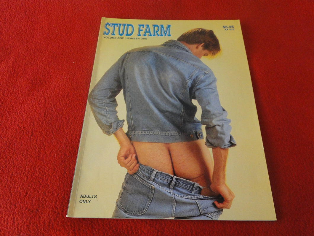 Vintage 18 Y.O. +  Adult Erotic Sexy Magazine Gay Interest Stud Farm 1998       54