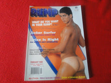 Load image into Gallery viewer, Vintage Adult Erotic Sexy Magazine Gay Interest Rump 1998          P54
