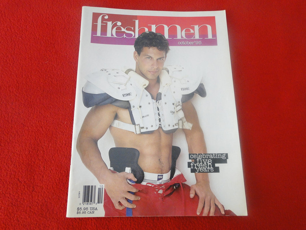 Vintage 18 Y. O. + Sexy Erotic Gay Adult Magazine Freshmen Oct. 1995  73