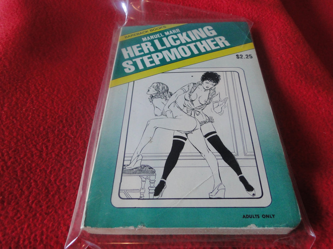 Vintage Adult Paperback Book/Novel Her Licking Stepmother   G2