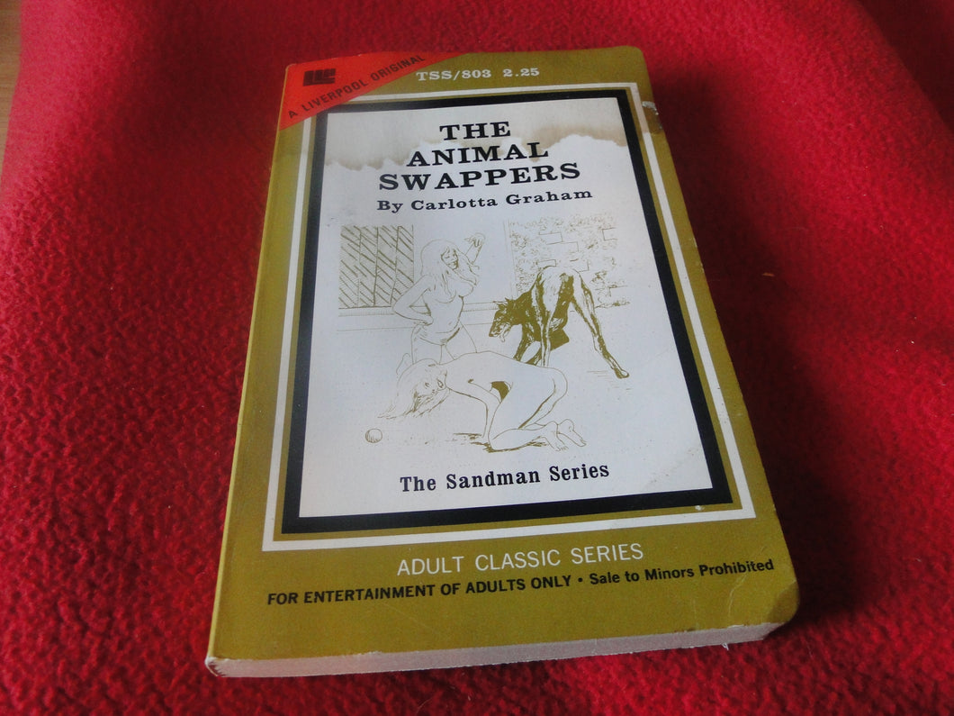Vintage Adult Paperback Book/Novel Liverpool Press The Animal Swappers  TG2