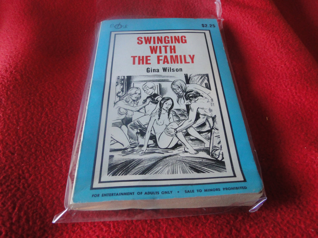 Vintage Adult Paperback Book/Novel Swinging With The Family    G2