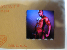 Load image into Gallery viewer, Vintage Adult Erotic 3D Stereoview Nude Hot Hung Black Gay Man Slide B40r
