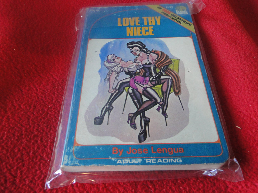 Vintage Adult Paperback Book/Novel Love Thy Niece Eros Goldstripe  G2