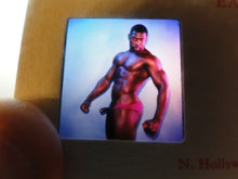 Load image into Gallery viewer, Vintage Adult Erotic 3D Stereoview Nude Hot Hung Black Gay Man Slide B40t
