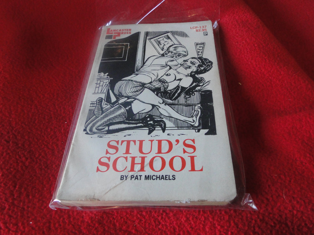 Vintage Adult Paperback Book/Novel Lancaster Press Stud's School   G2