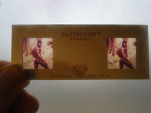 Load image into Gallery viewer, Vintage Adult Erotic 3D Stereoview Nude Hot Hung Black Gay Man Slide B40x

