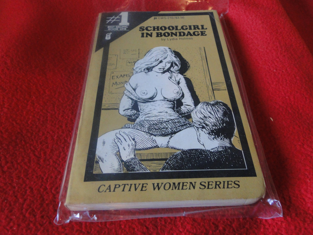 Vintage Adult Paperback Book/Novel School Girl In Bondage     G2