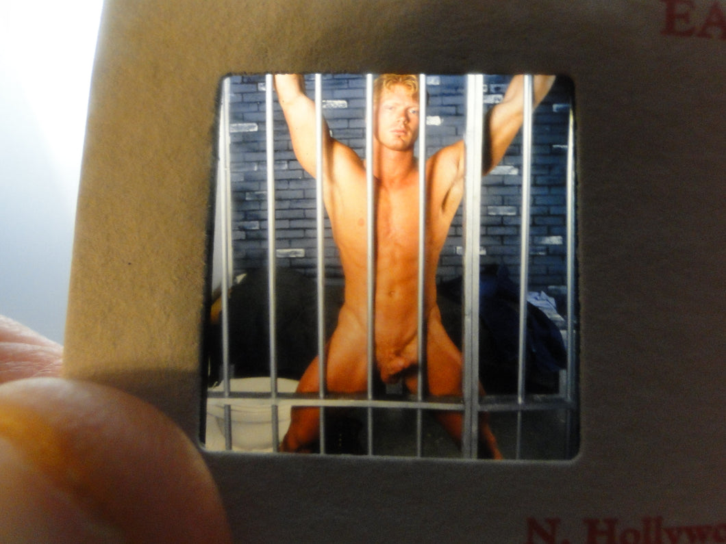 Vintage Adult Erotic 3D Stereoview Nude Hot Hung Gay Man Slide B40z2