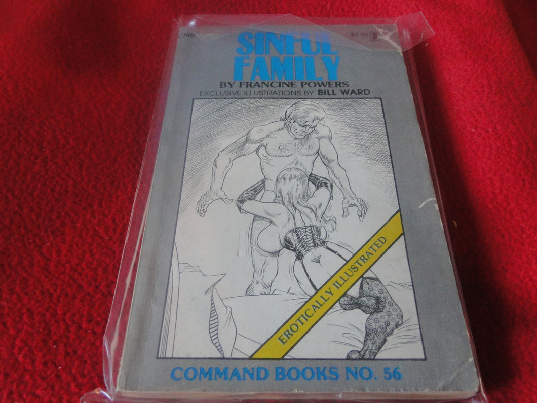 Vintage Adult Paperback Book/Novel Sinful Family Bill Ward     G2