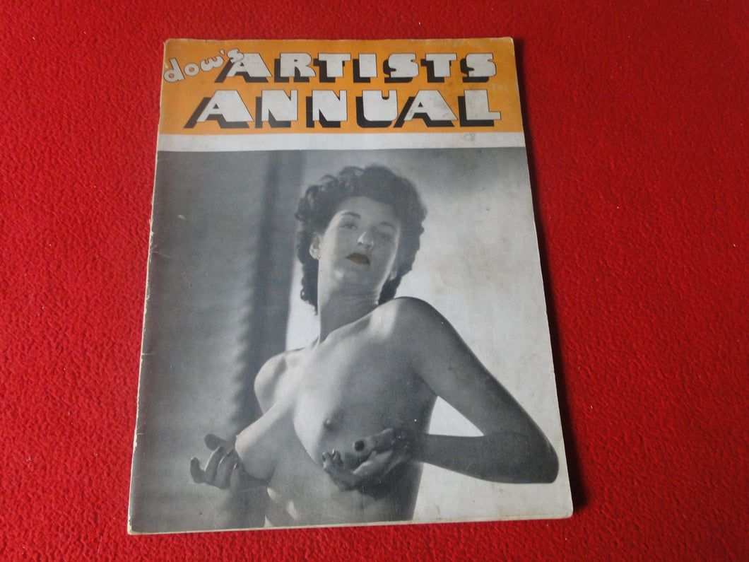 Vintage 18 Y. O. + Sexy Erotic Adult Men's Magazine Dow's Artists Annual    P8