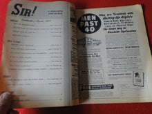 Load image into Gallery viewer, Vintage 18 Y. O. + Sexy Erotic Adult Men&#39;s Magazine Sir April 1957 Ava Gardner   P8

