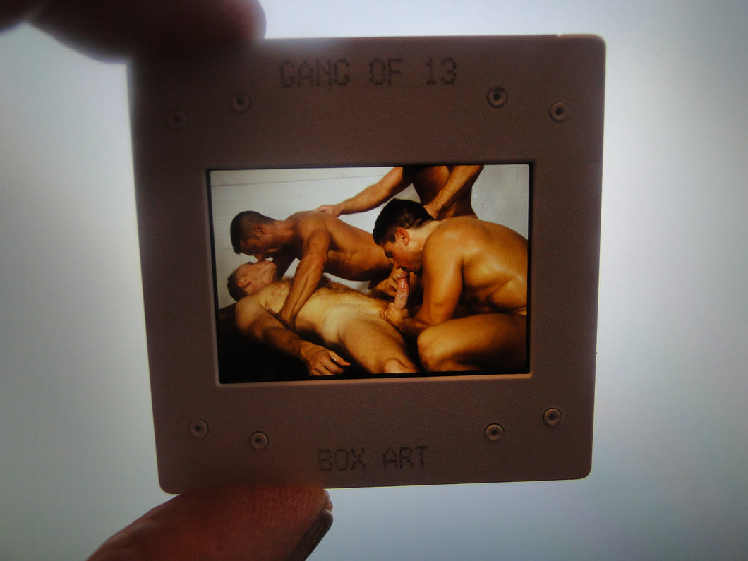VINTAGE 35MM GAY MALE SLIDE BEEFCAKE MUSCLE NUDE FALCON STUDIOS R2