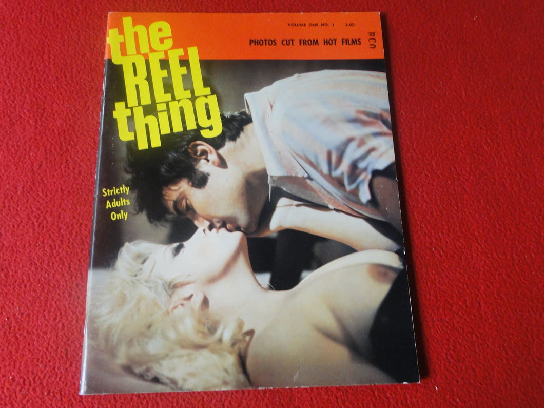 Vintage 18 Y. O. + Sexy Erotic Adult Men's Magazine The Reel Thing No. 1 1970   P8