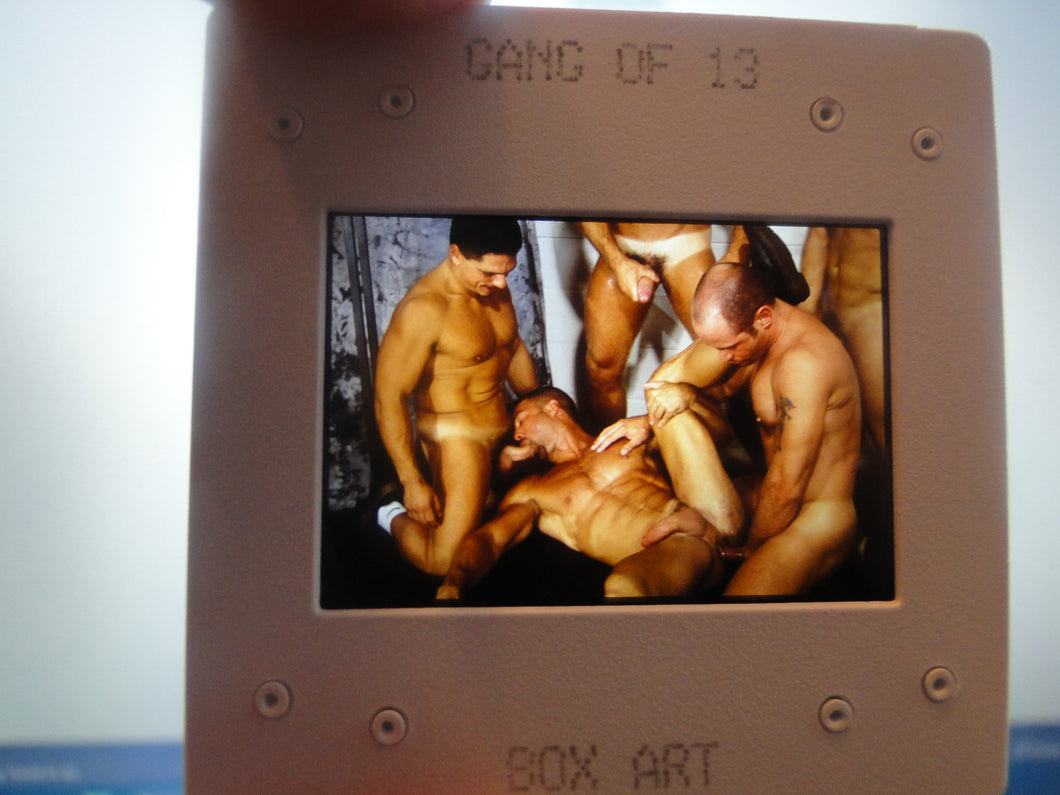 VINTAGE 35MM GAY MALE SLIDE BEEFCAKE MUSCLE NUDE FALCON STUDIOS R7