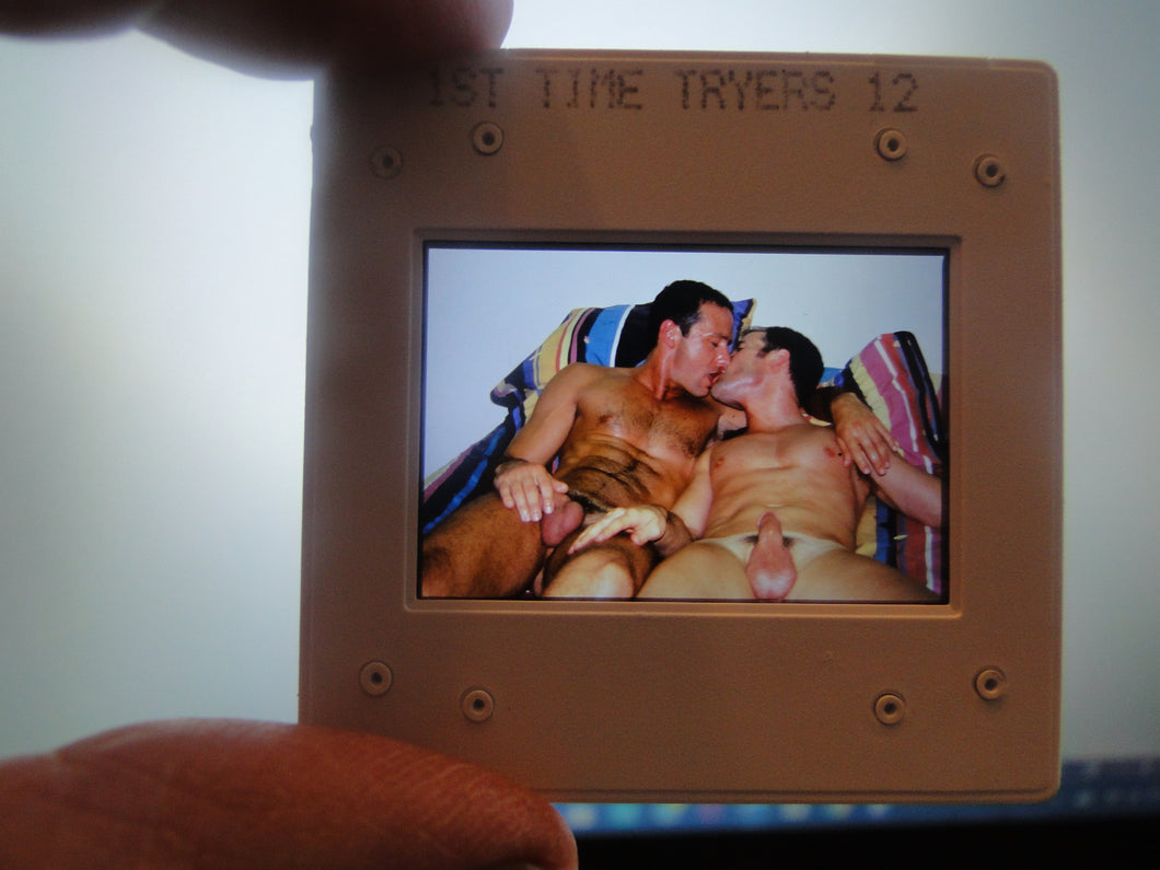 VINTAGE 35MM GAY MALE SLIDE BEEFCAKE MUSCLE NUDE FALCON STUDIOS R24