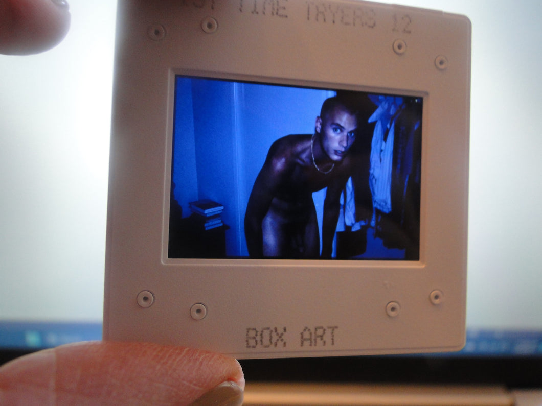 VINTAGE 35MM GAY MALE SLIDE BEEFCAKE MUSCLE NUDE FALCON STUDIOS R33