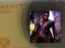 Load image into Gallery viewer, Vintage Adult Erotic 3D Stereoview Nude Hot Hung Gay Black Man Slide A70b

